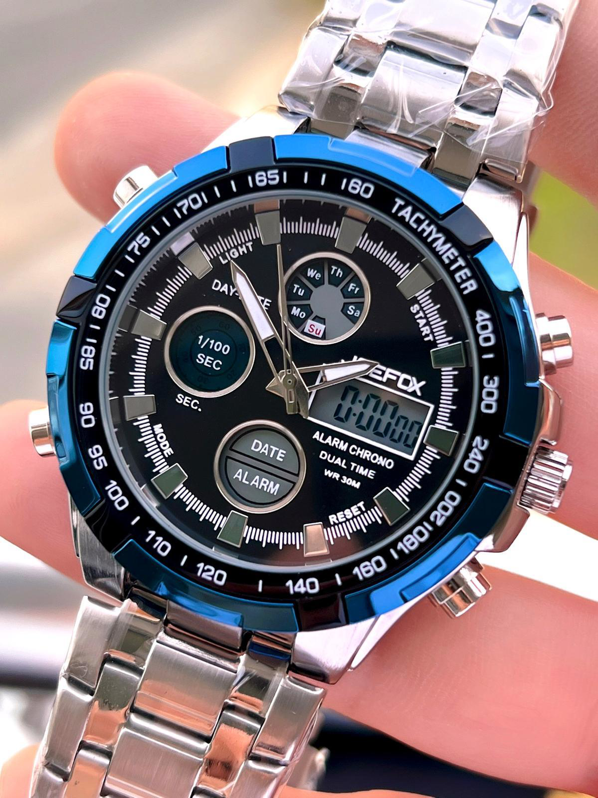 Joefox Çelik Kordon Dijital Ve Analog 2 Yıl Garantili 3 Atm Suya 