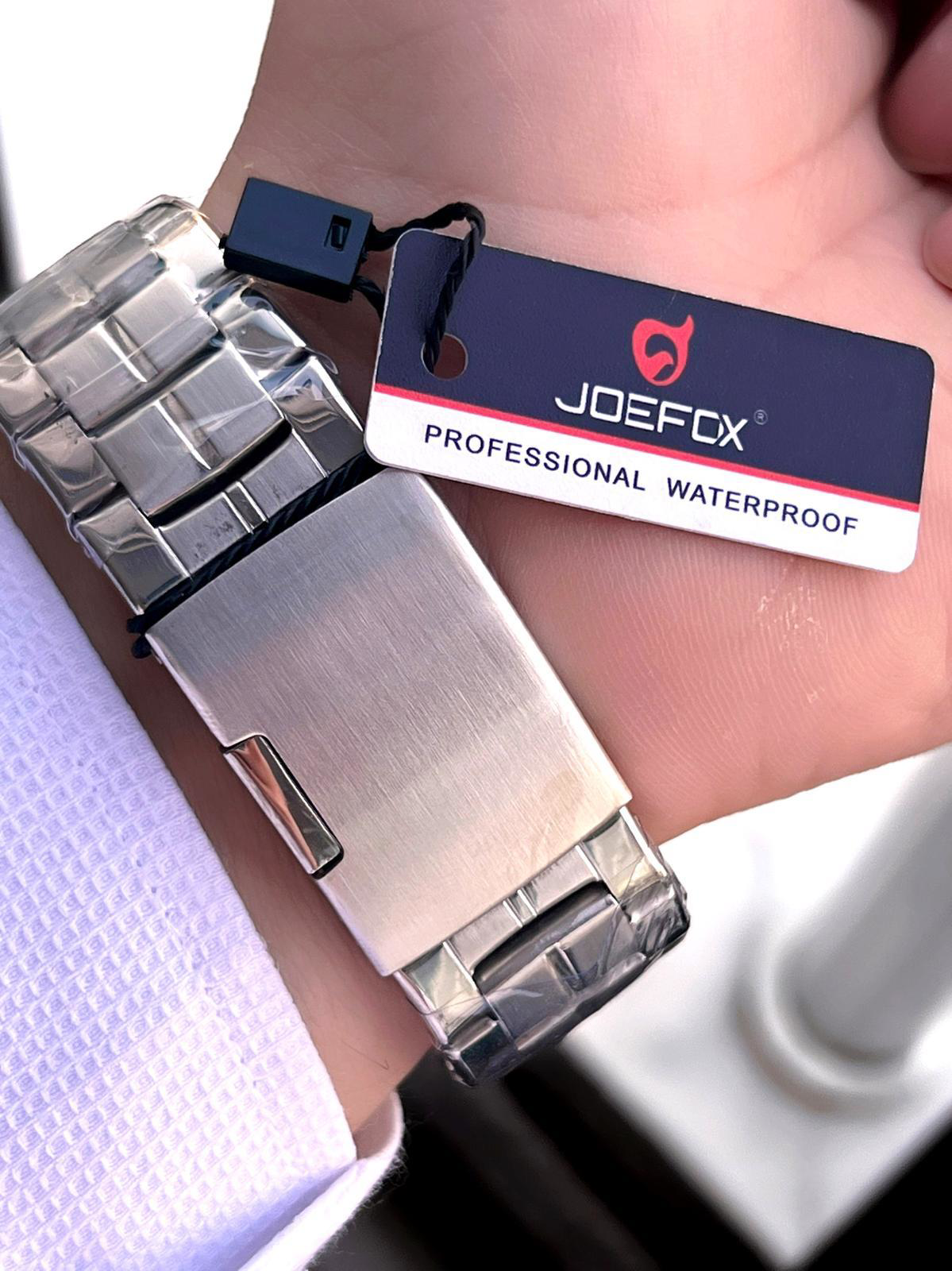 Joefox Çelik Kordon Dijital Ve Analog 2 Yıl Garantili 3 Atm Suya 