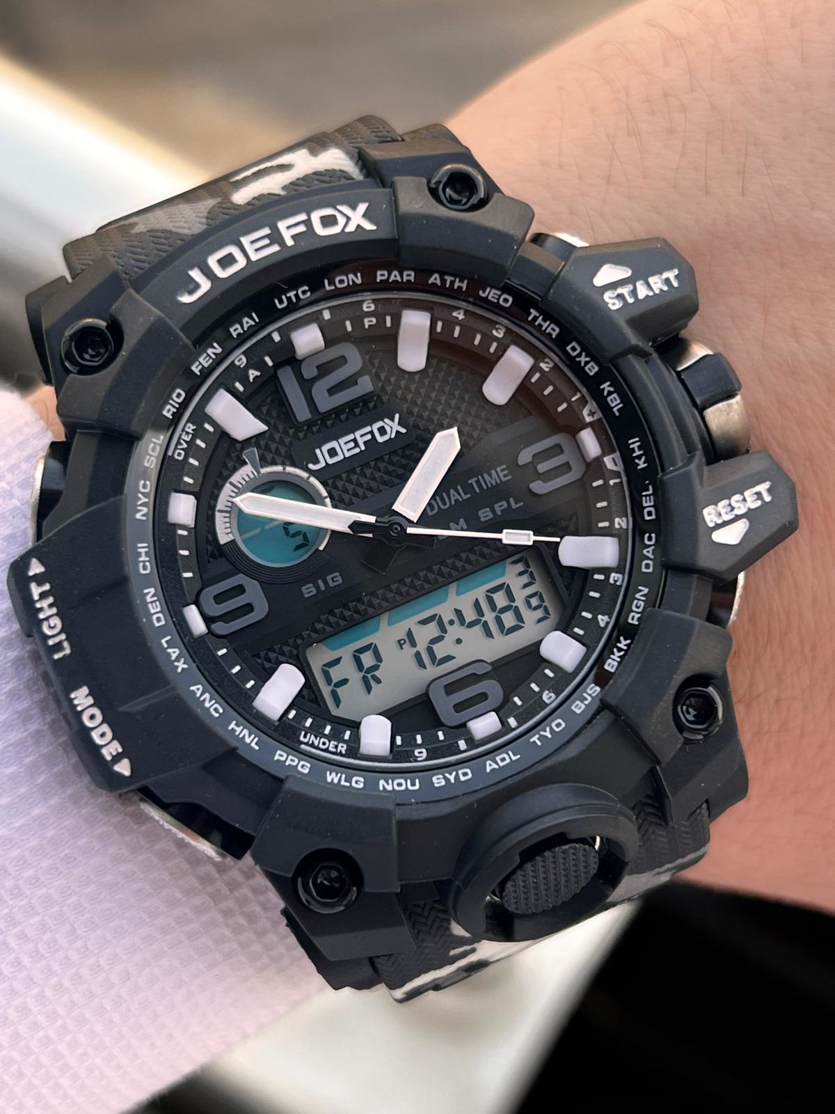 Joefox Digital Ve Analog 2 Yıl Garantili Kronmetre+Takvim+Alarm+A