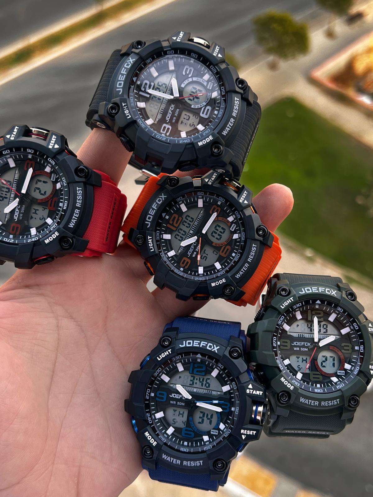 Joefox Digital Ve Analog 2 Yıl Garantili Kronmetre+Takvim+Alarm+A