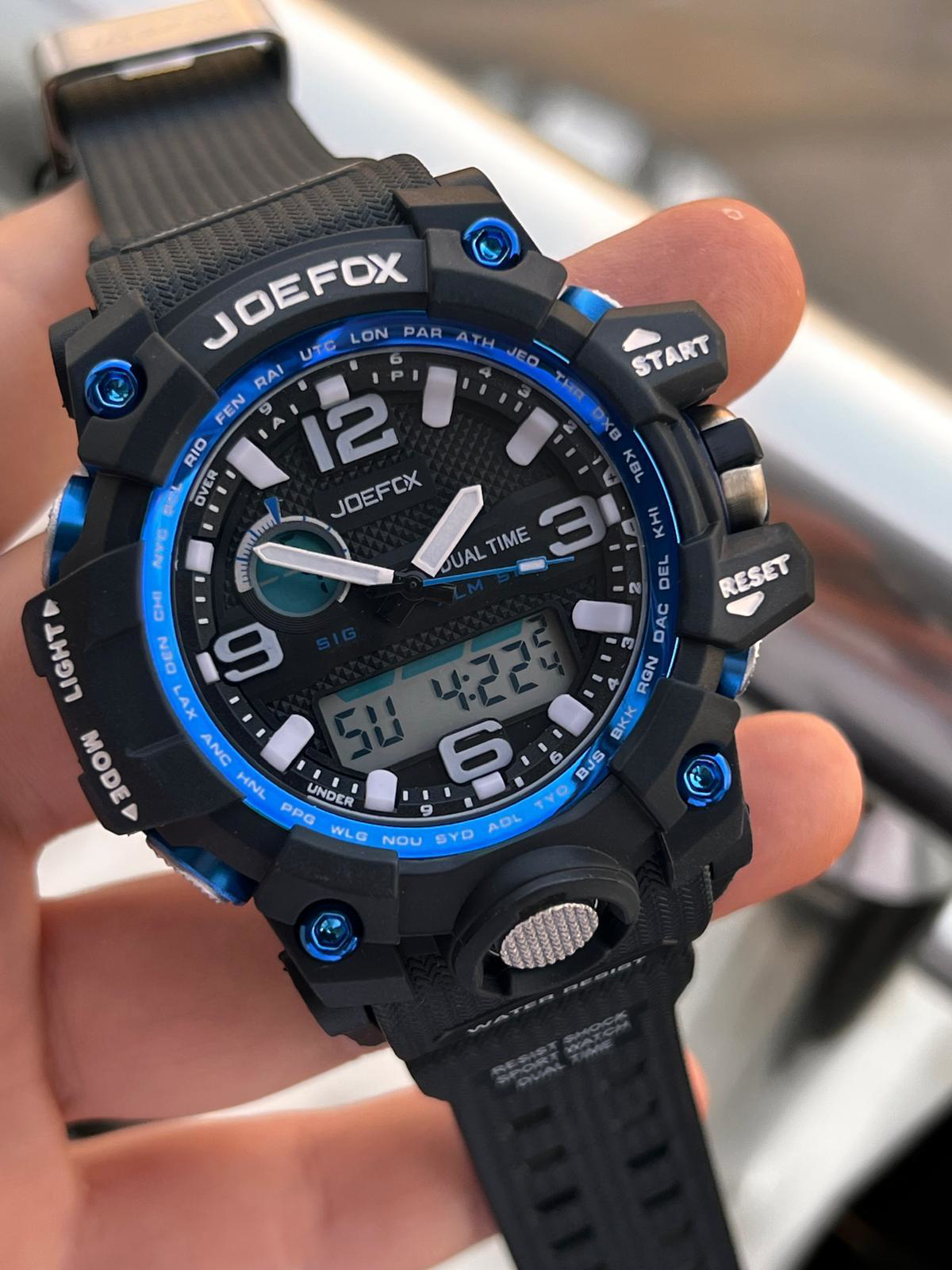 Joefox Digital Ve Analog 2 Yıl Garantili Kronmetre+Takvim+Alarm+A