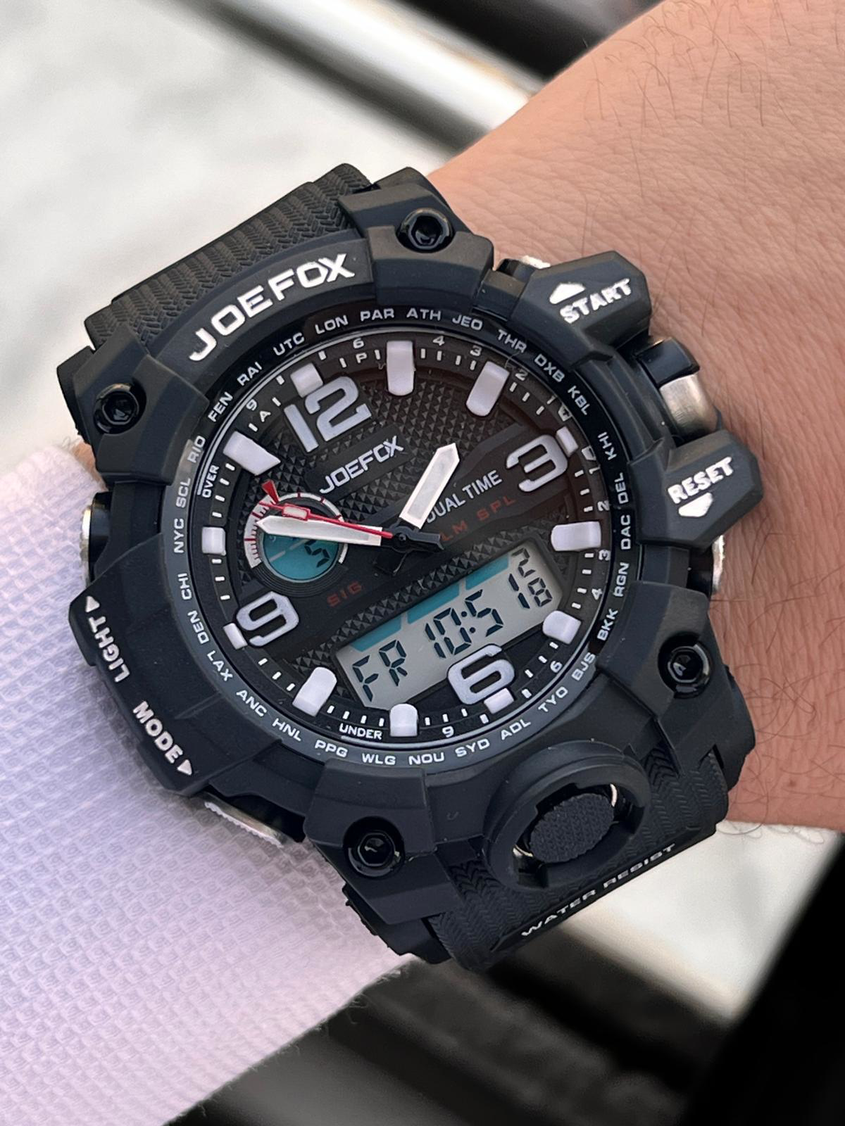 Joefox Digital Ve Analog 2 Yıl Garantili Kronmetre+Takvim+Alarm+A