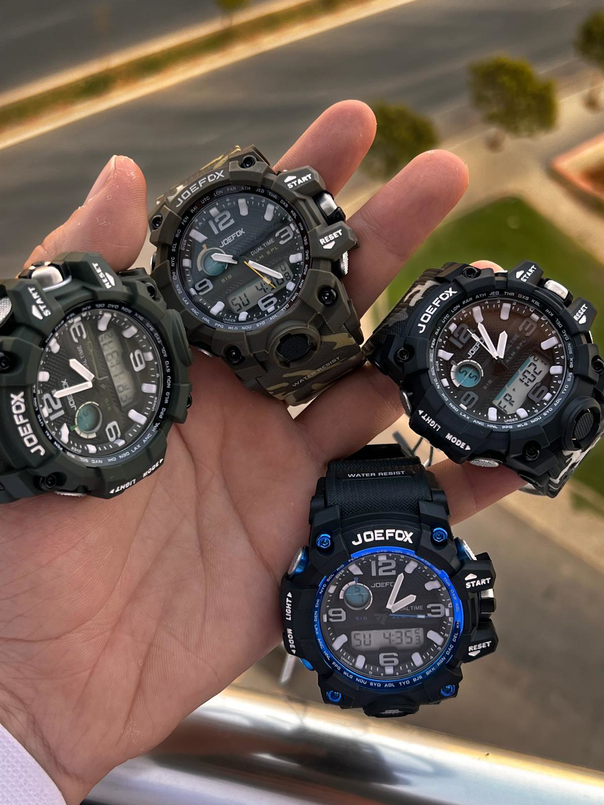 Joefox Digital Ve Analog 2 Yıl Garantili Kronmetre+Takvim+Alarm+A