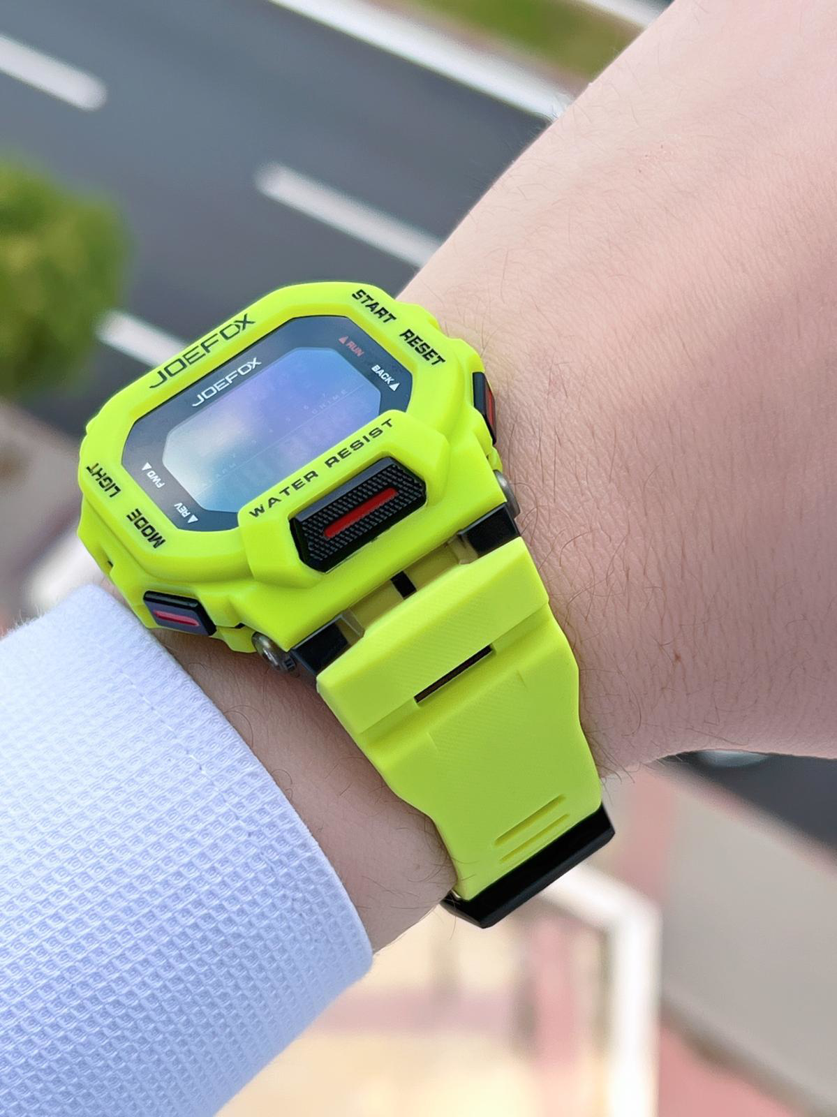 Joefox G-SHOCK Kasa Yeşil/Siyah Digital 5 Atm Suya Dayanıklı 2 Yı Joefox G-SHOCK Kasa Yeşil/Siyah Digital 5 Atm Suya Dayanıklı 2 Yı