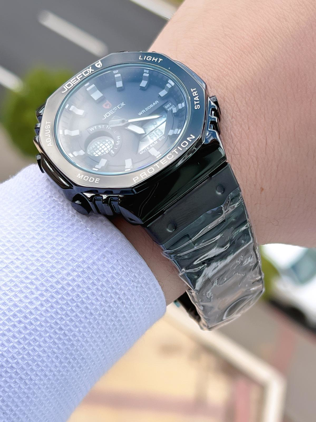 Joefox G-SHOCK Kasa Siyah Dijital/Analog 5 Atm Suya Dayanıklı 2 Y Joefox G-SHOCK Kasa Siyah Dijital/Analog 5 Atm Suya Dayanıklı 2 Y