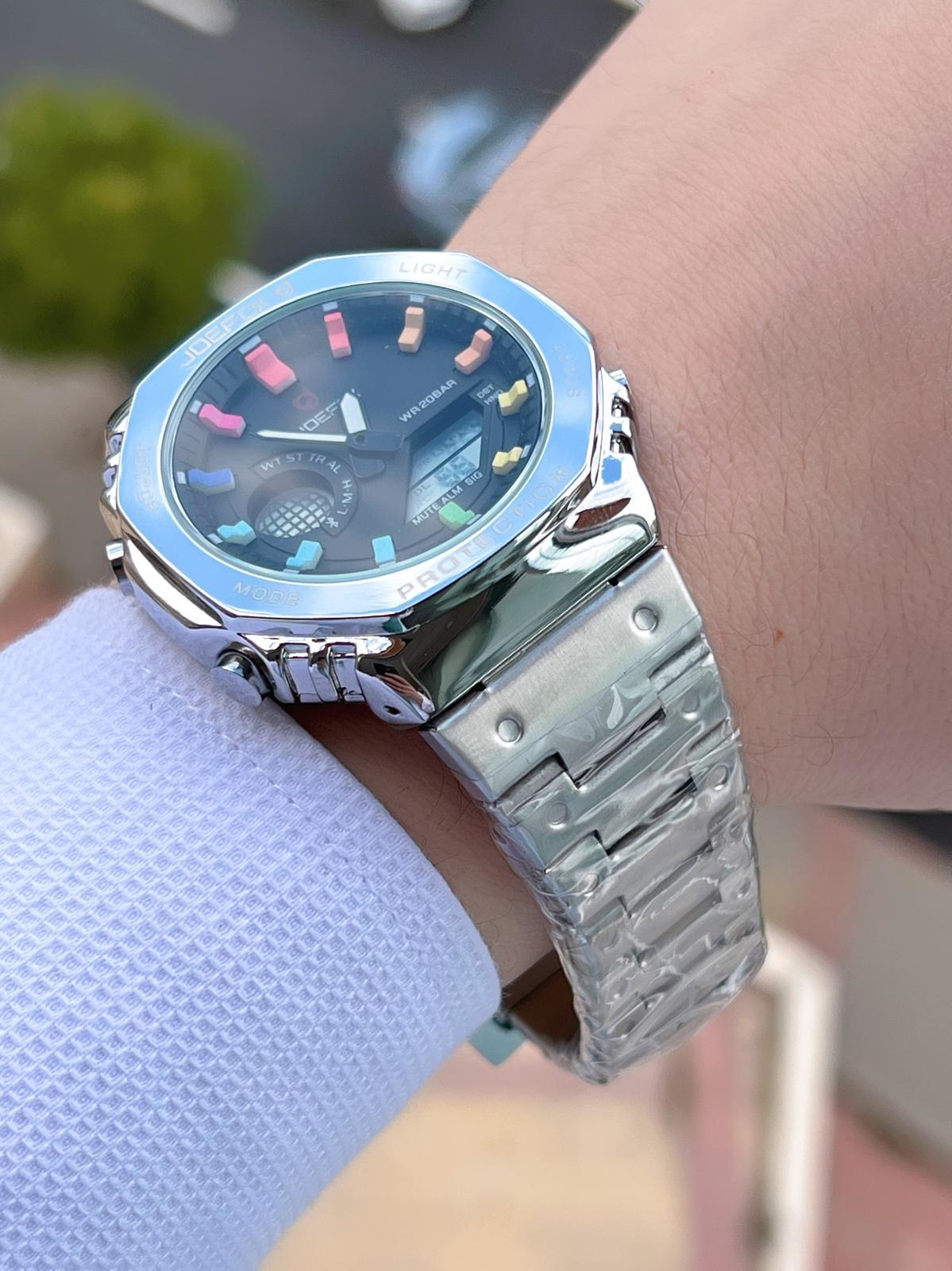 Joefox G-SHOCK Kasa Dijital/Analog 5 Atm Suya Dayanıklı 2 Yıl Gar