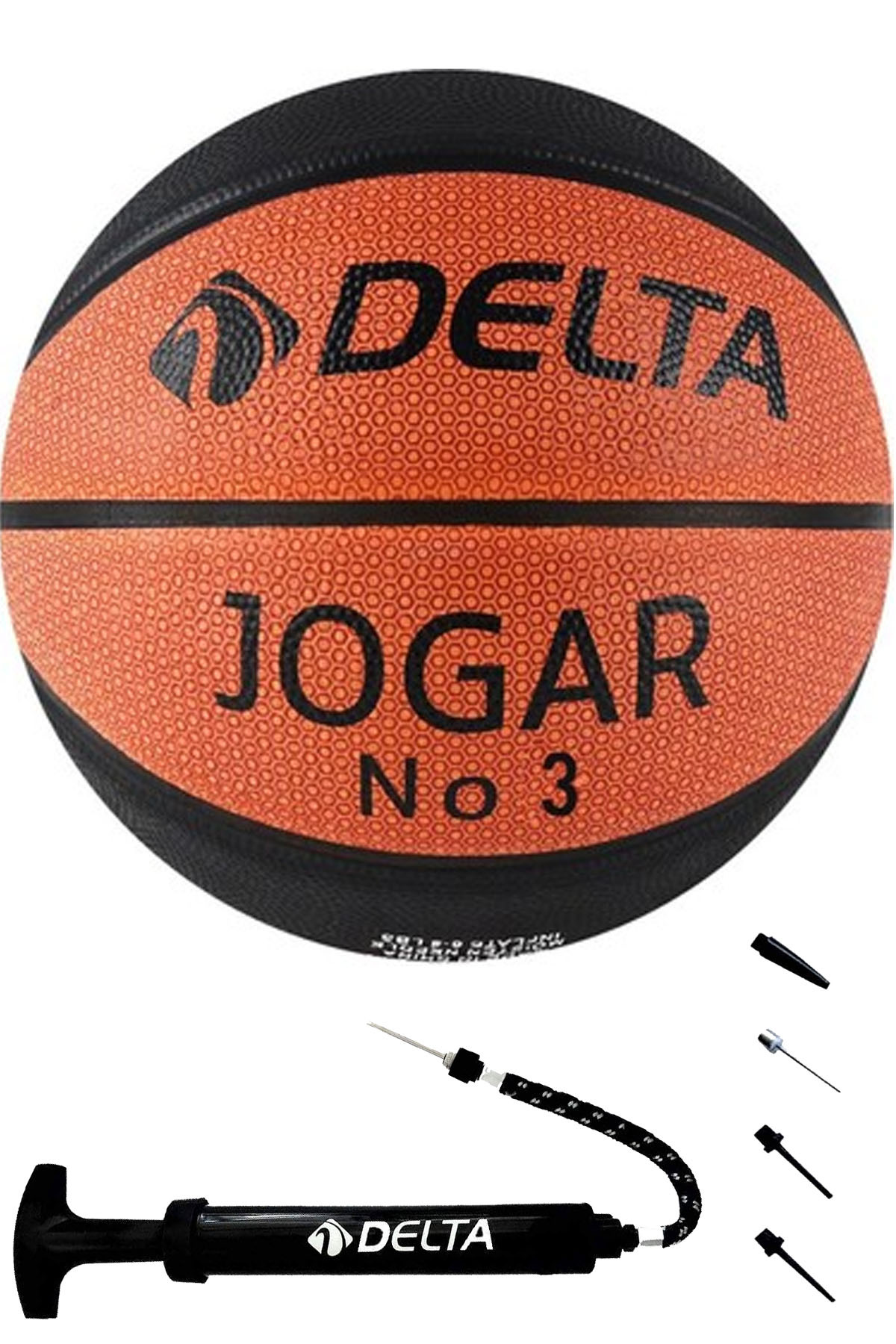 Delta Jogar 3 Numara Basketbol Topu Dura-Strong + Pompa – Okul Ve Beden