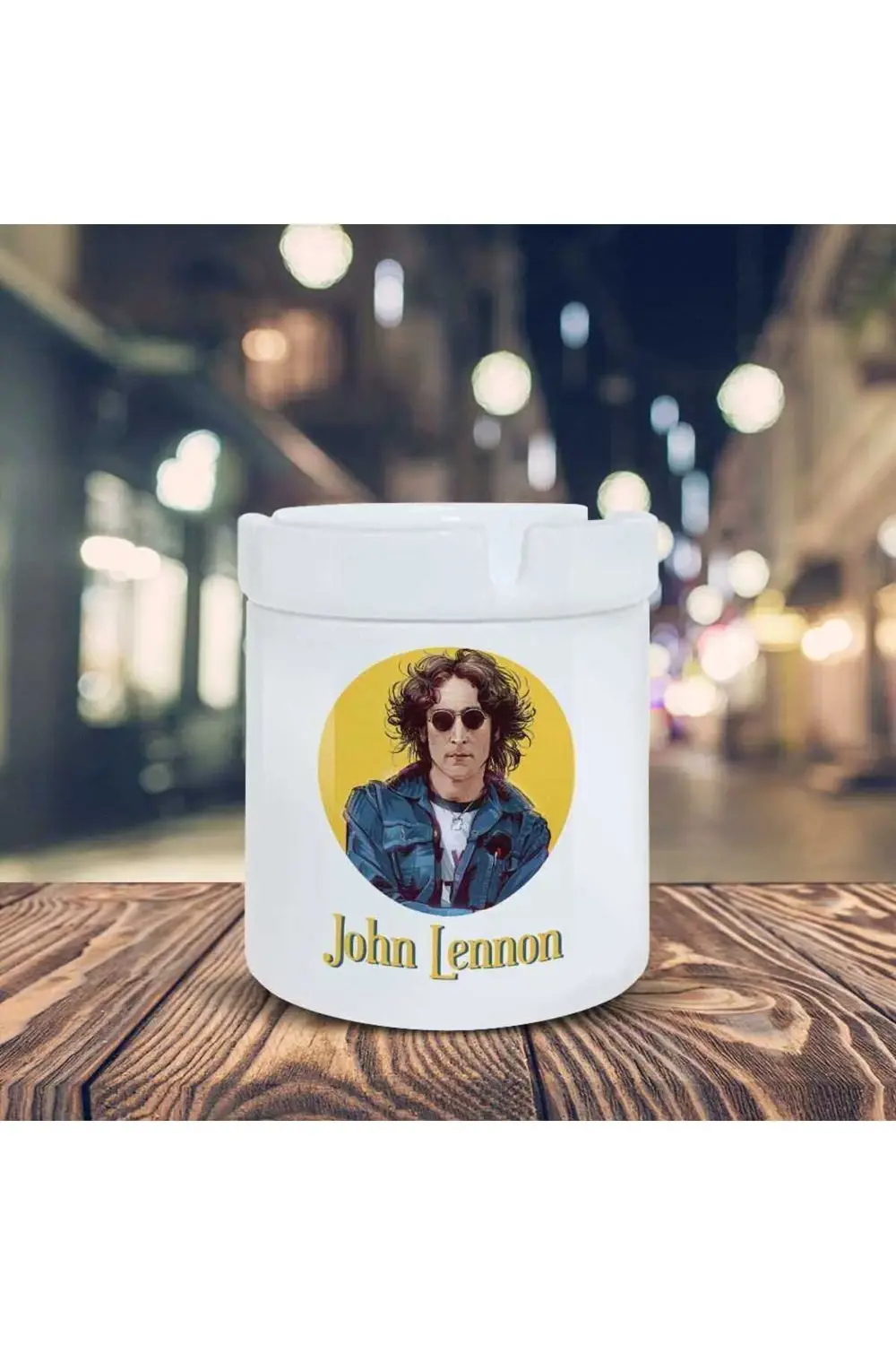 John Lennon Küllük Sanatçı Baskılı Kül Tablası K-87