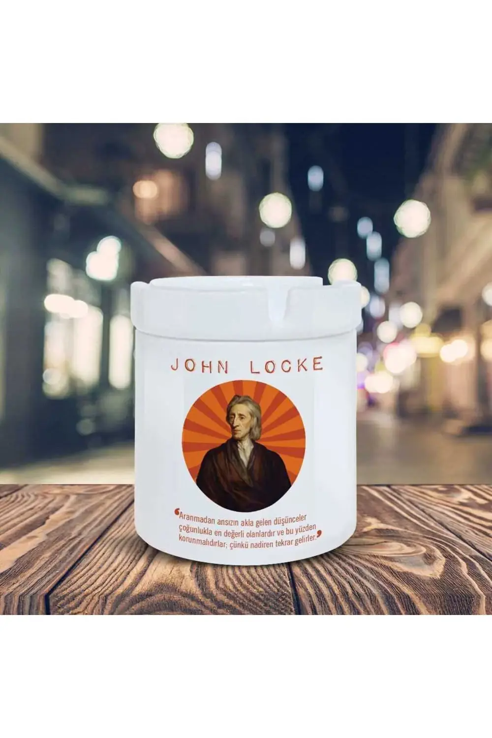 John Locke Küllük Ansızın Akla Gelen Baskılı Kül Tablası K-89