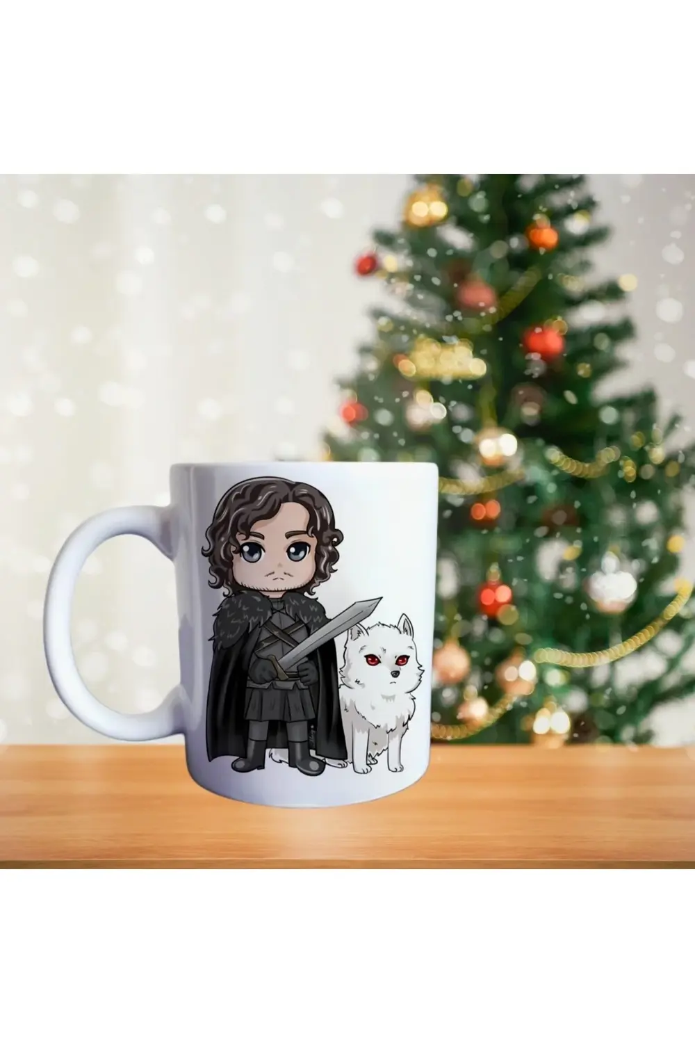 John Snow game of thrones oyun temalı porselen kupa