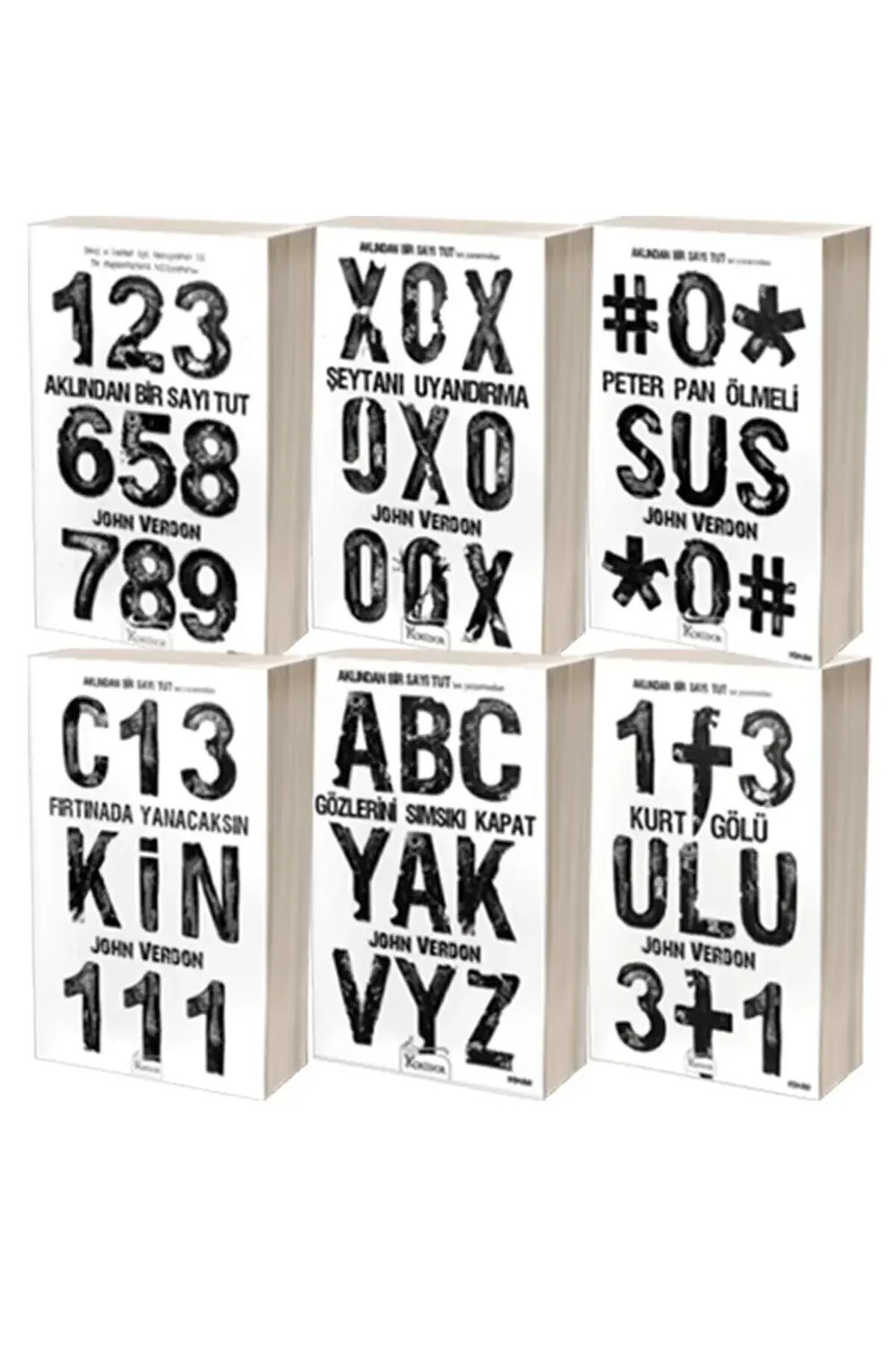 John Verdon Aklından Bir Sayı Tut 6 Kitap Polisiye Set