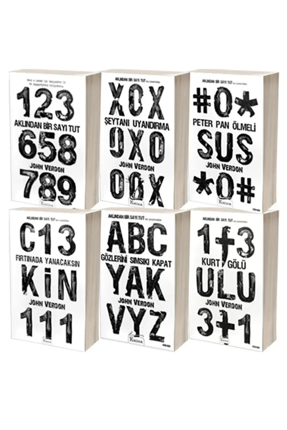 John Verdon Aklından Bir Sayı Tut 6 Kitap Polisiye Set
