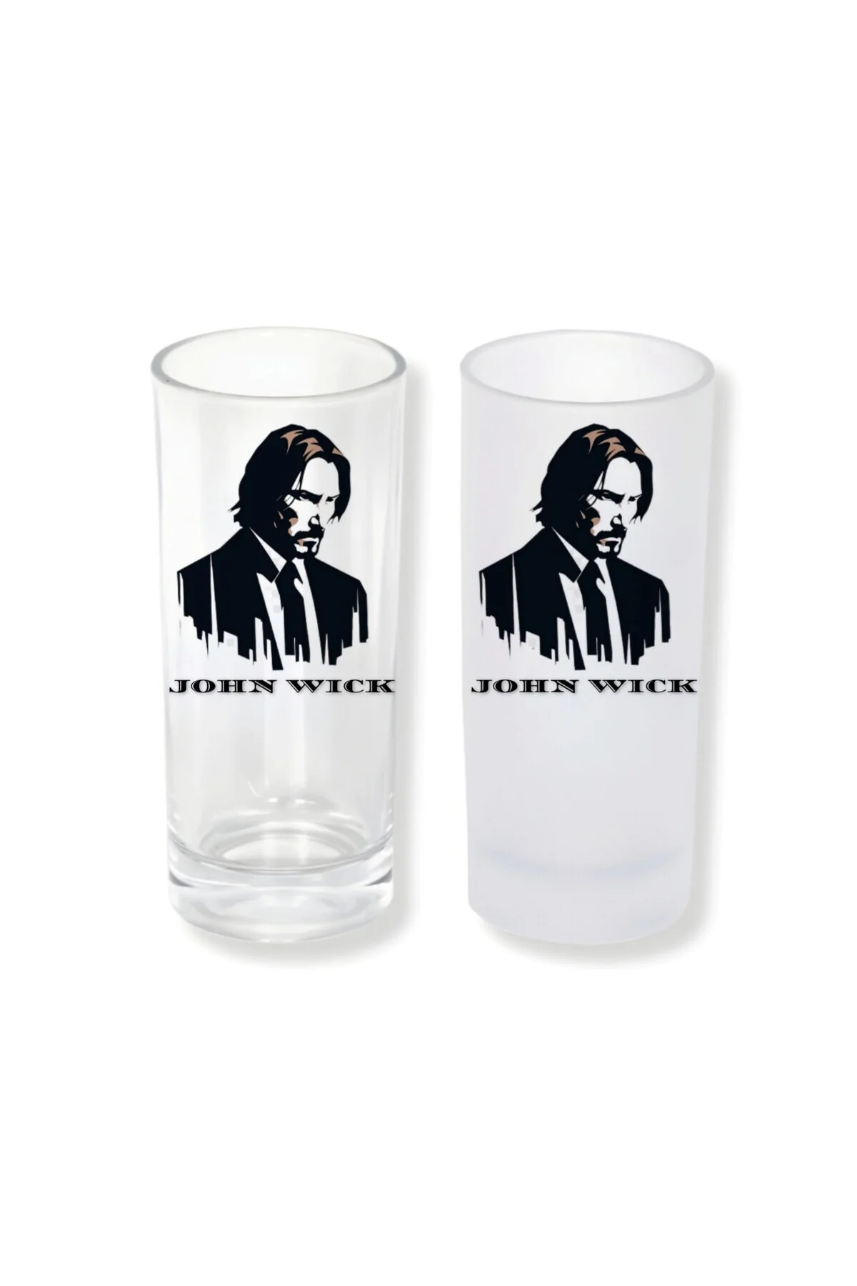 John Wick Buzlu / Buzsuz Seçenekli Rakı Bardağı – 1 Adet Şık Sunu