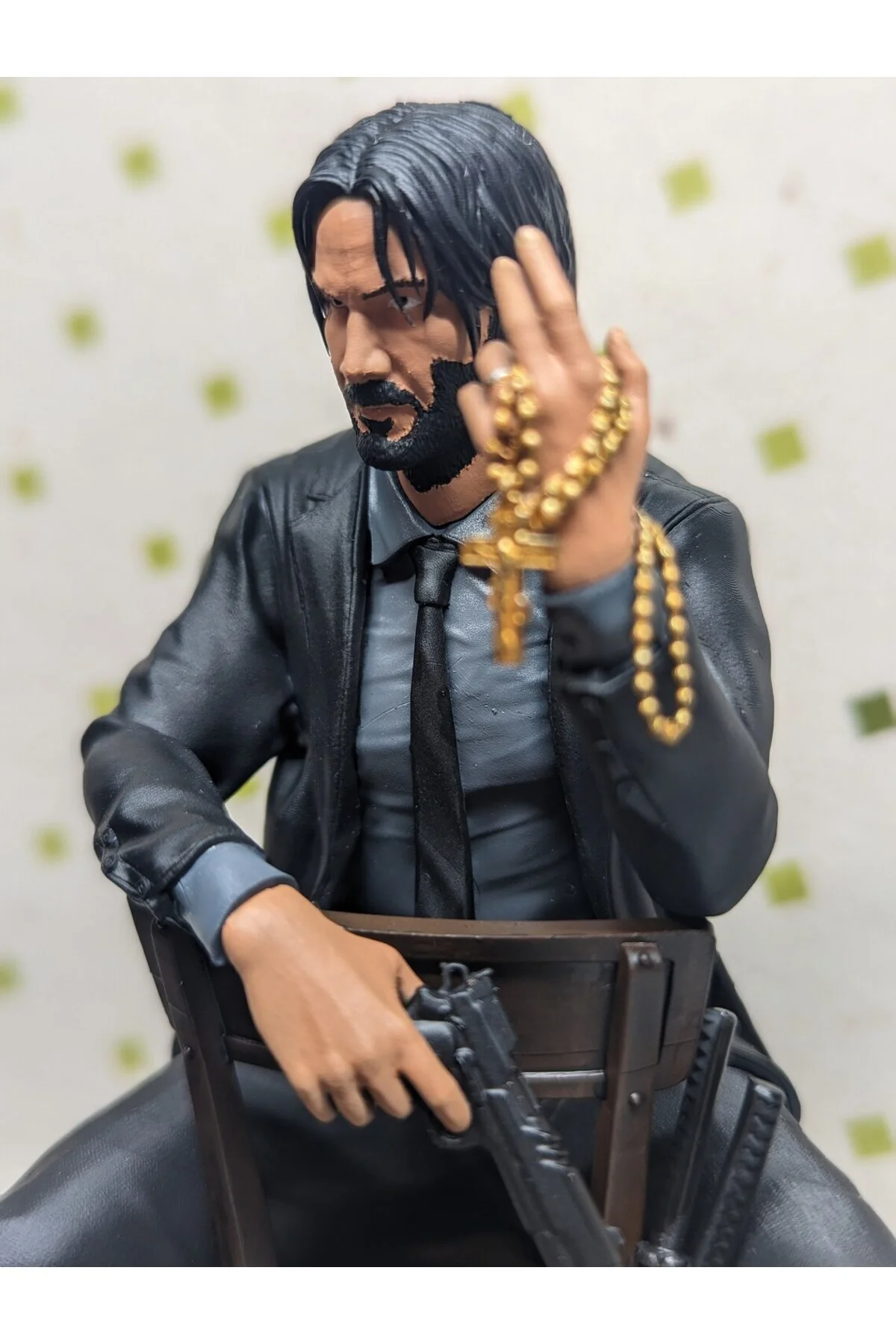 John Wick Figür Keanu Reeves Masaüstü Dekoratif Obje 18CM