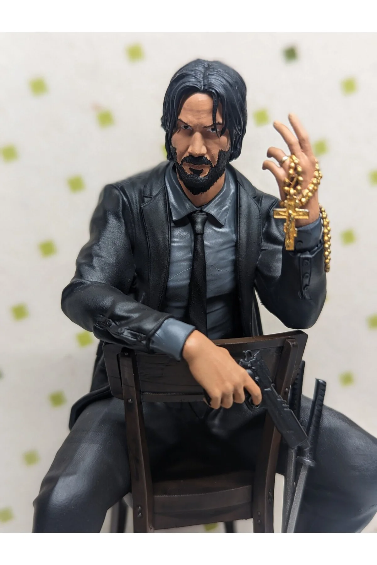 John Wick Figür Keanu Reeves Masaüstü Dekoratif Obje 18CM