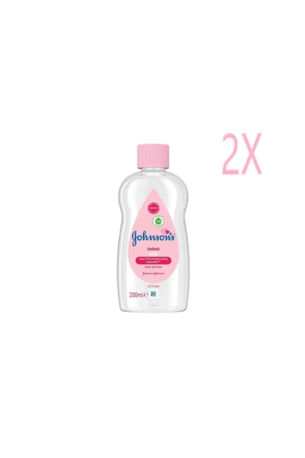 Johnson's Baby Nemlendirici Bebek Yağı 200 Ml X2 Adet
