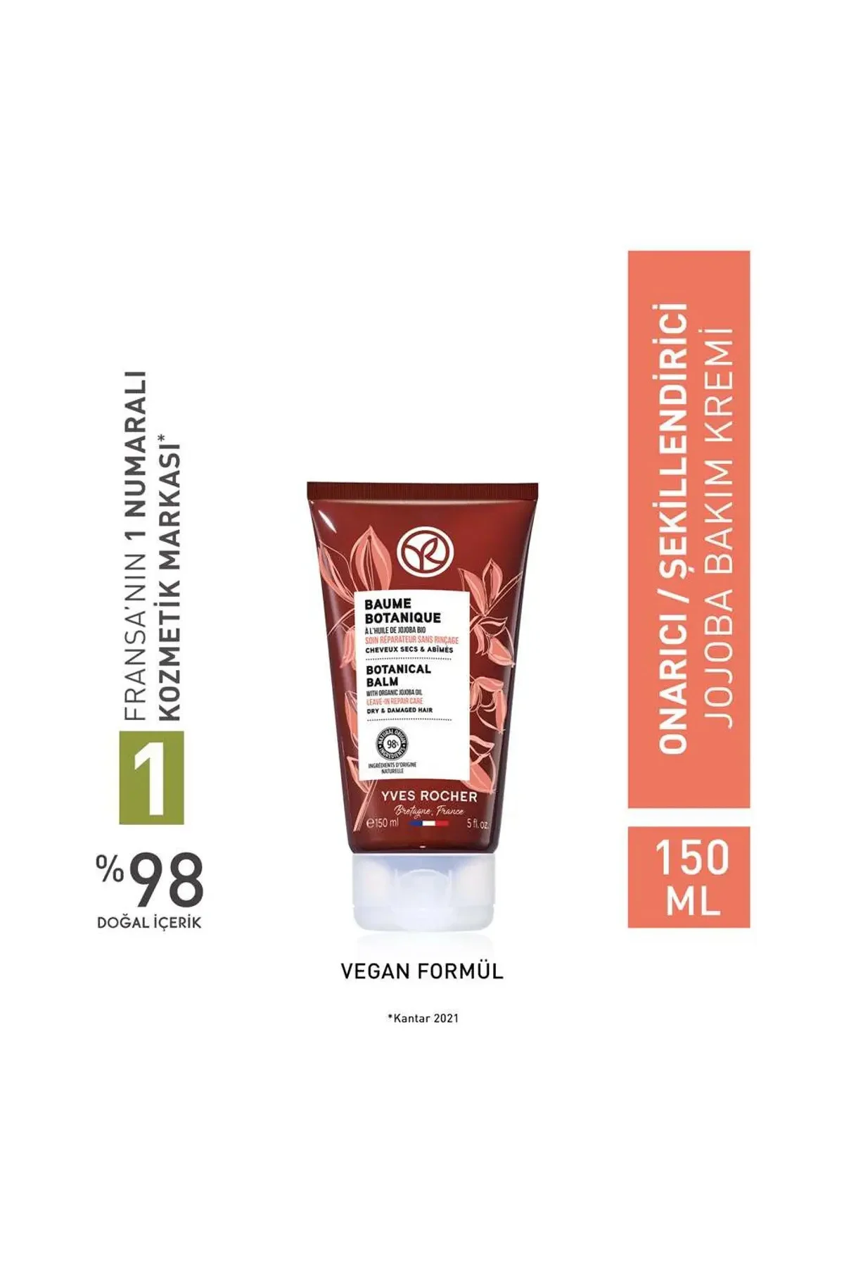 Jojoba Bakım Kremi - Onarıcı / Şekillendirici / Baume Botanique- 