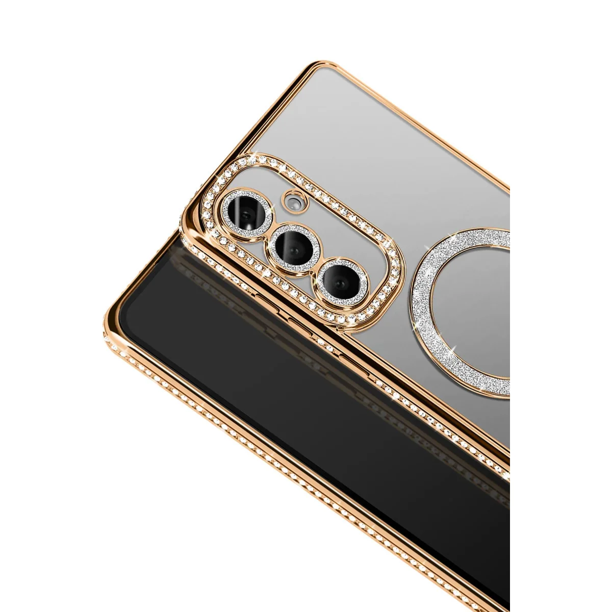 Joke Simli Magneticsafe Kılıf - Galaxy S26 Plus Gold