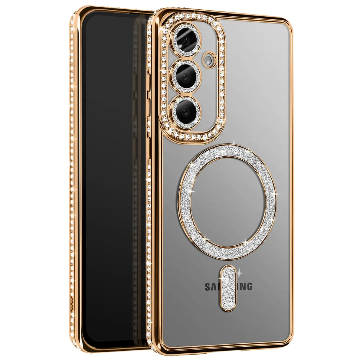 Joke Simli Magneticsafe Kılıf - Galaxy S26 Plus Gold