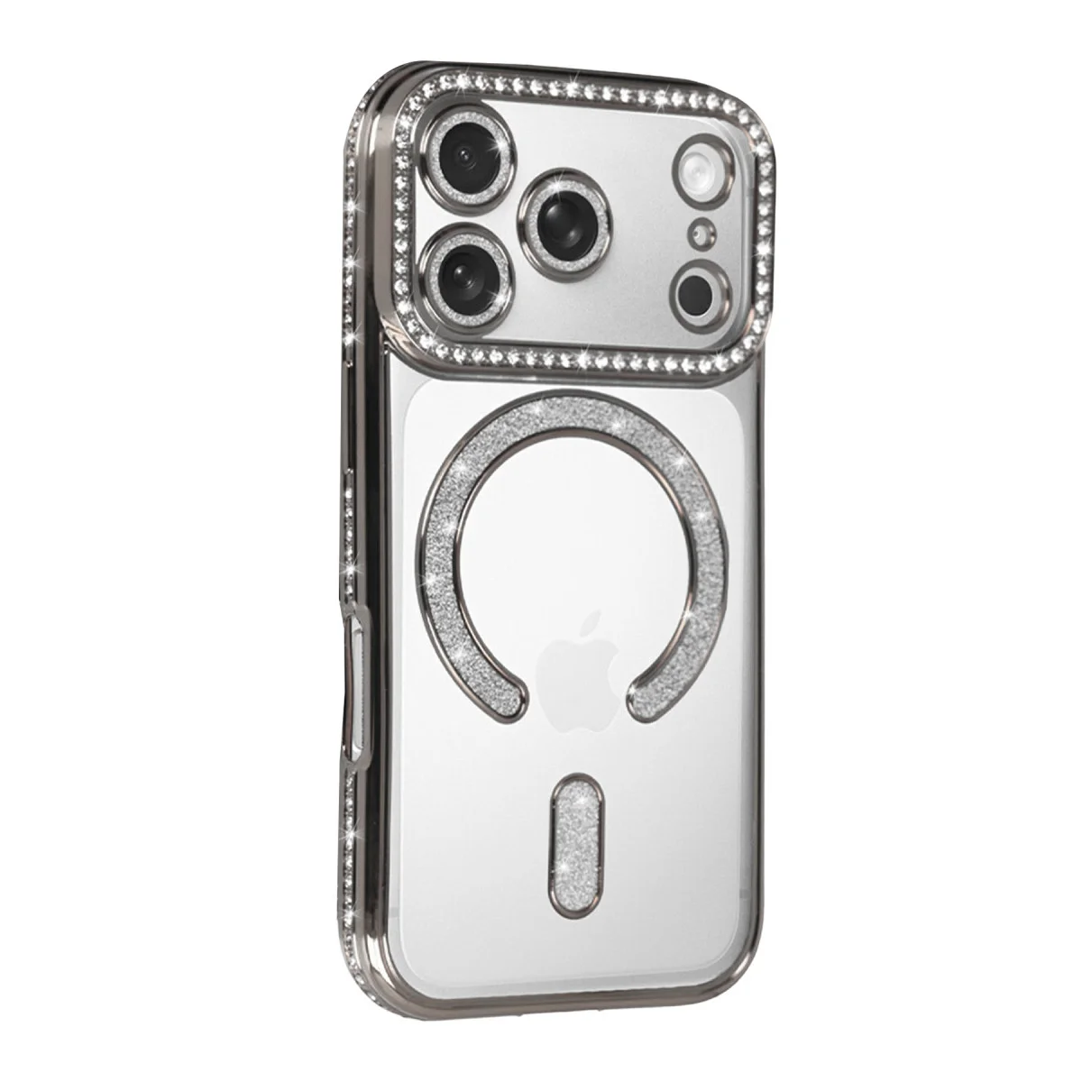 Joke Simli Magneticsafe Kılıf - iPhone 17 Pro Gümüş