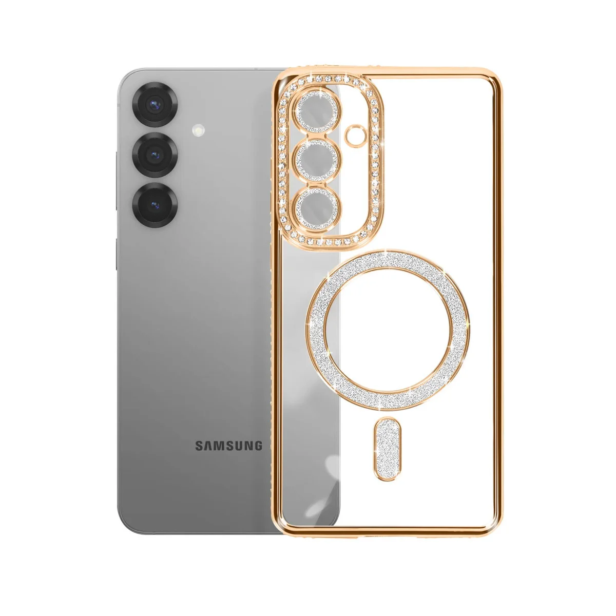 Joke Simli Magneticsafe Kılıf - Galaxy S26 Plus Gold