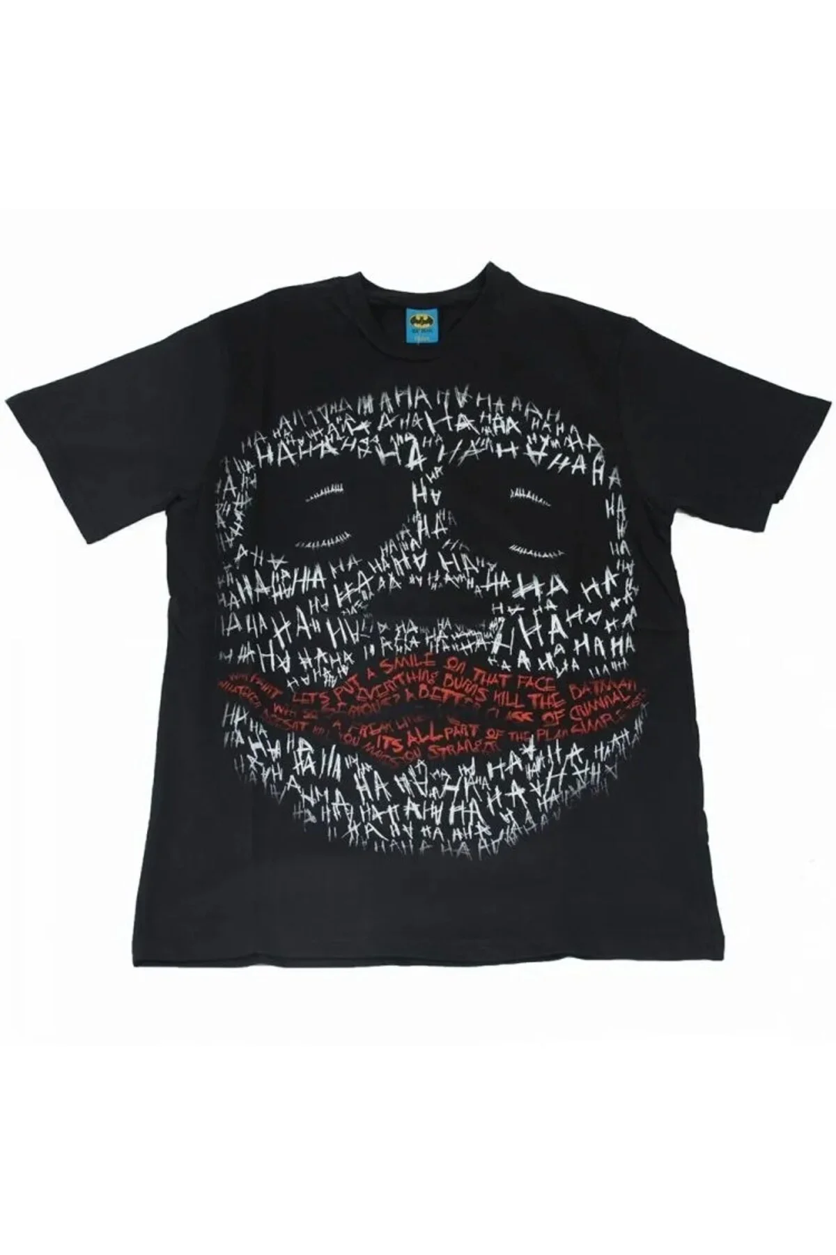 Joker Face Tişört Siyah