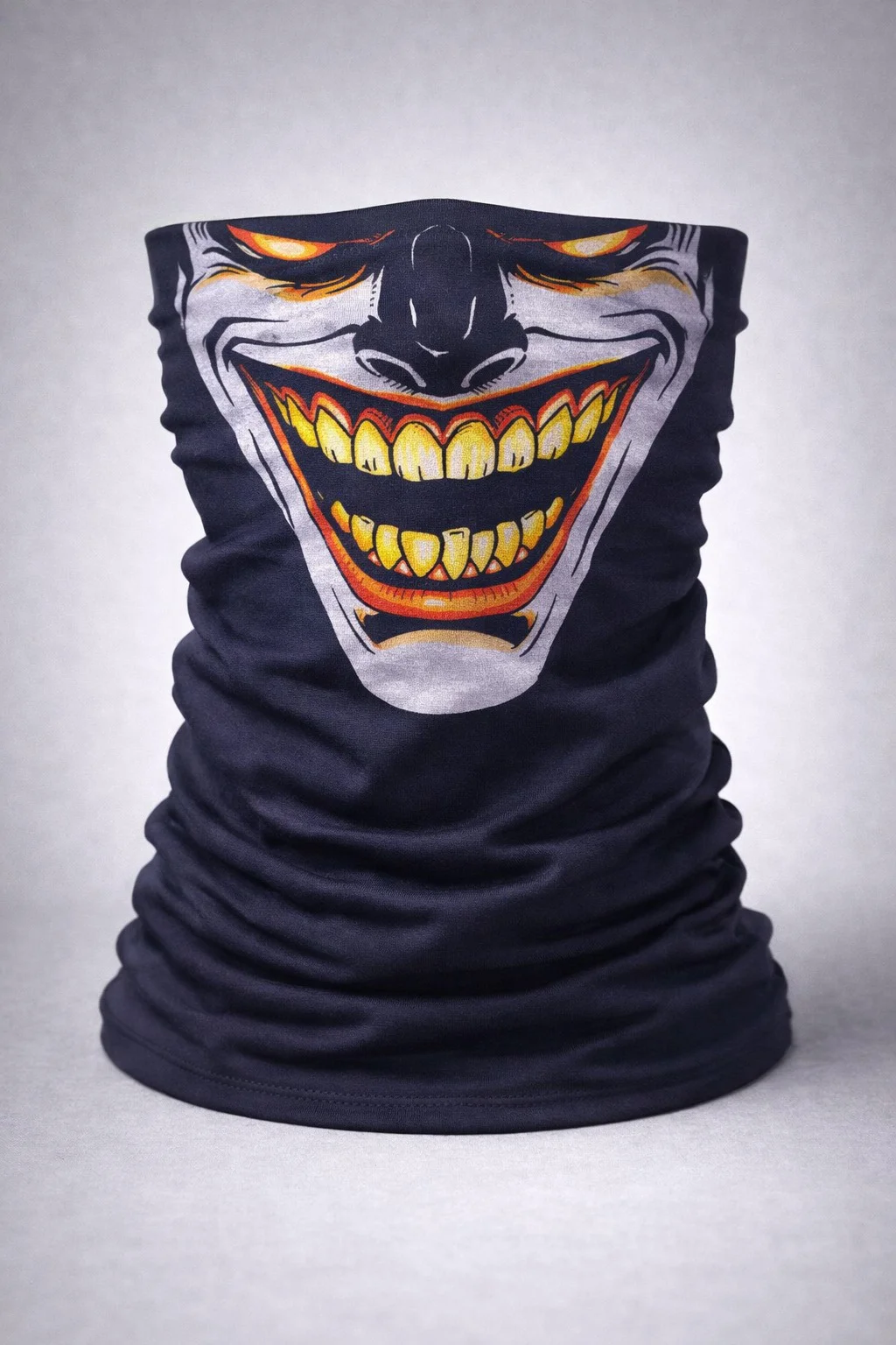 Joker Gülüşlü Baf Maske – Çok Amaçlı Boyunluk Bandana, Unisex Dikişsiz Tasarım