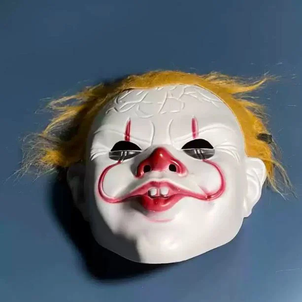 Joker Maske 31x22 Cm - Korku Temalı Peluş Saçlı Maske Fiyatı, Yorumları ve Özellikleri