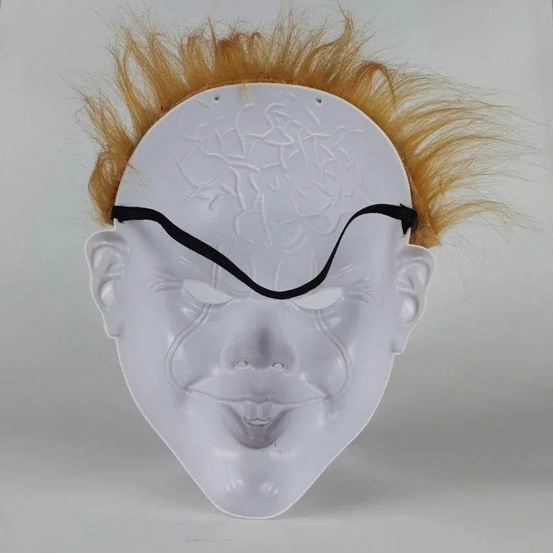 Joker Maske 31x22 Cm - Korku Temalı Peluş Saçlı Maske Fiyatı, Yorumları ve Özellikleri