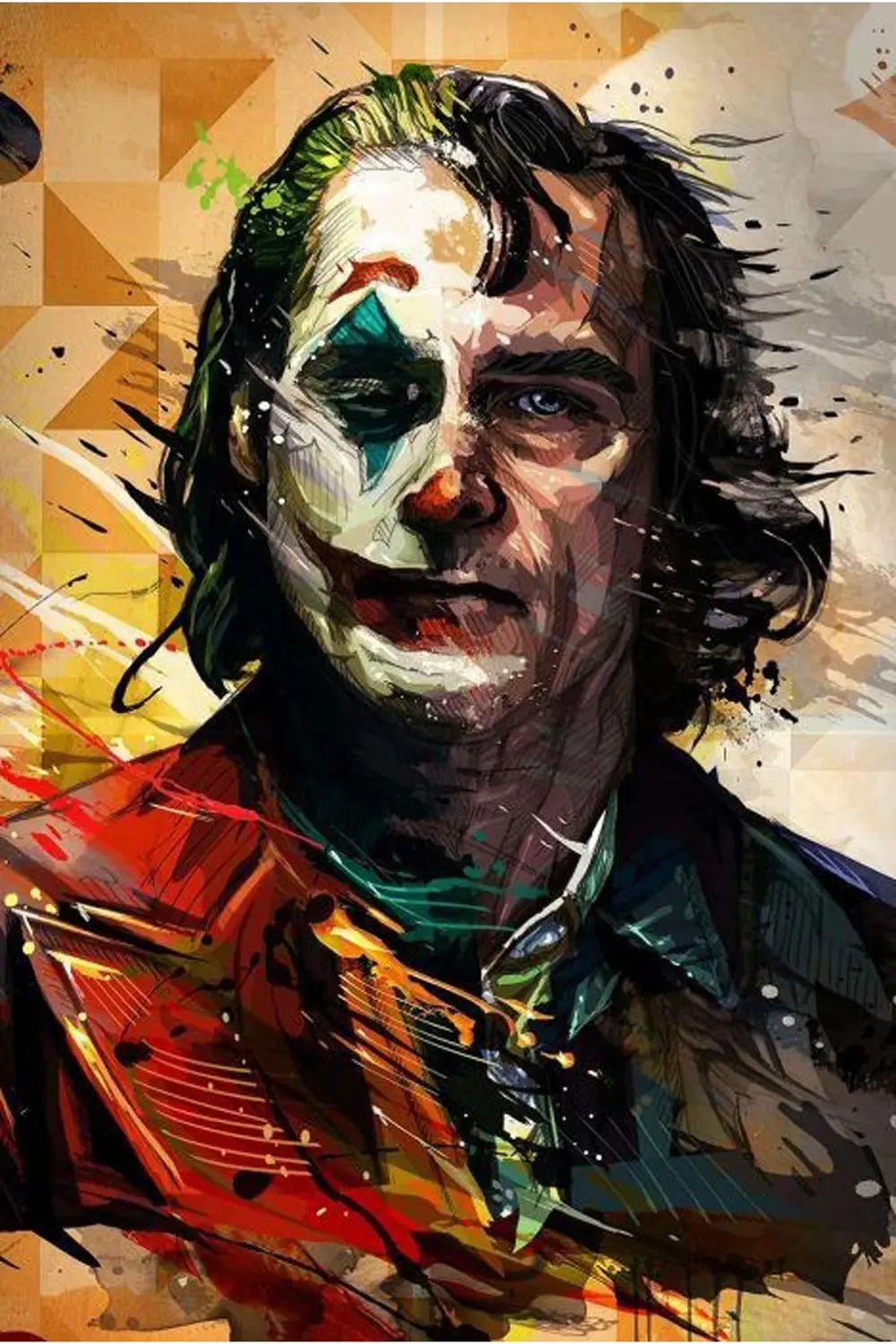 Joker Retro Ahşap Duvar Poster 20x30