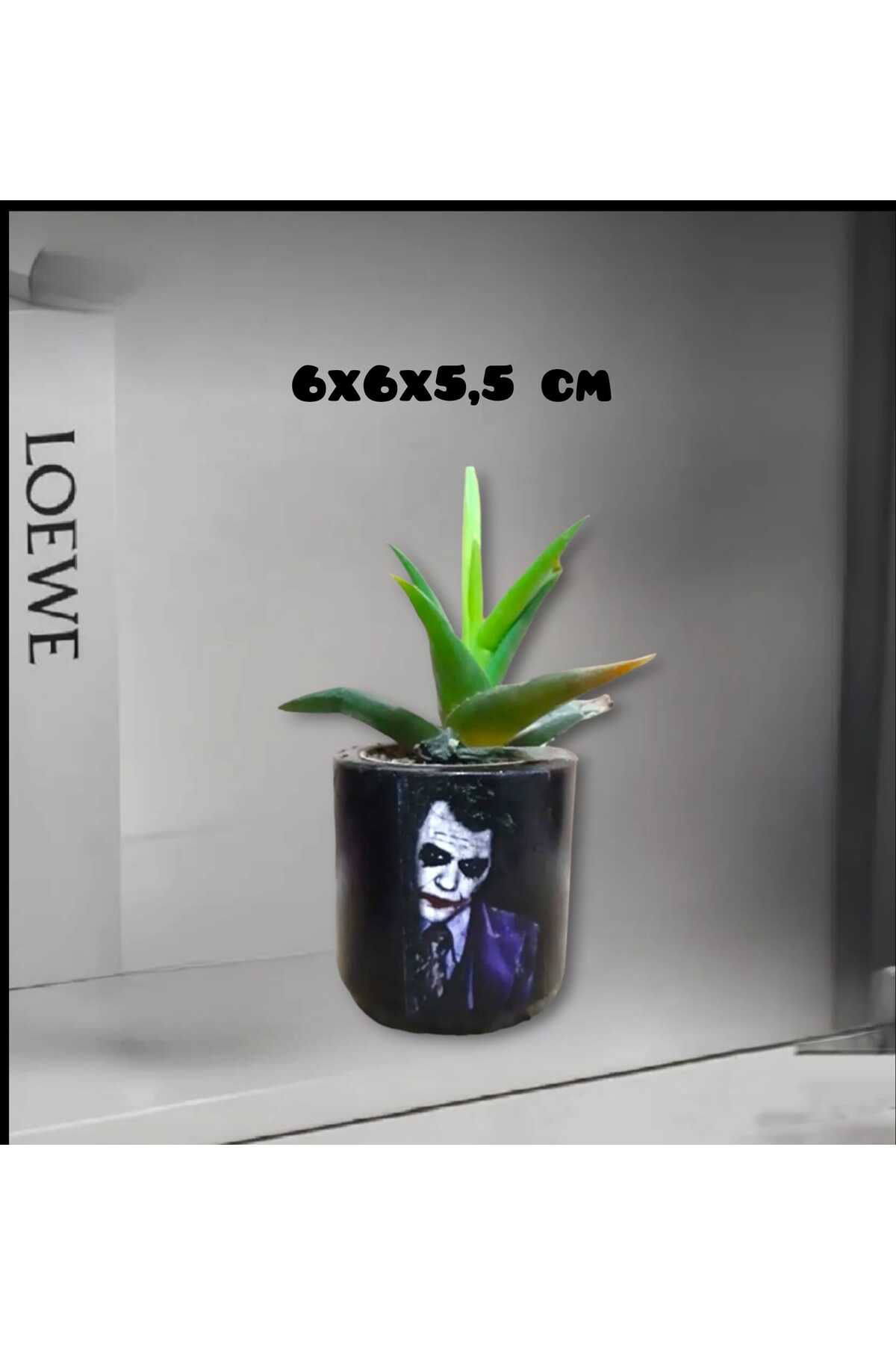 Joker Tasarım Beton Saksı & Kalemlik& Mumluk