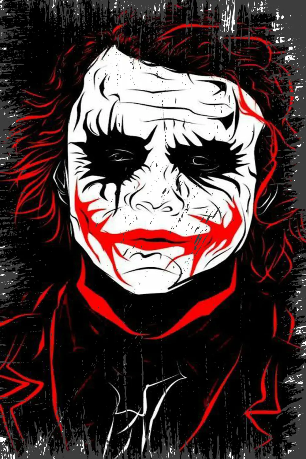 Joker Tasarımlı Ahşap Poster
