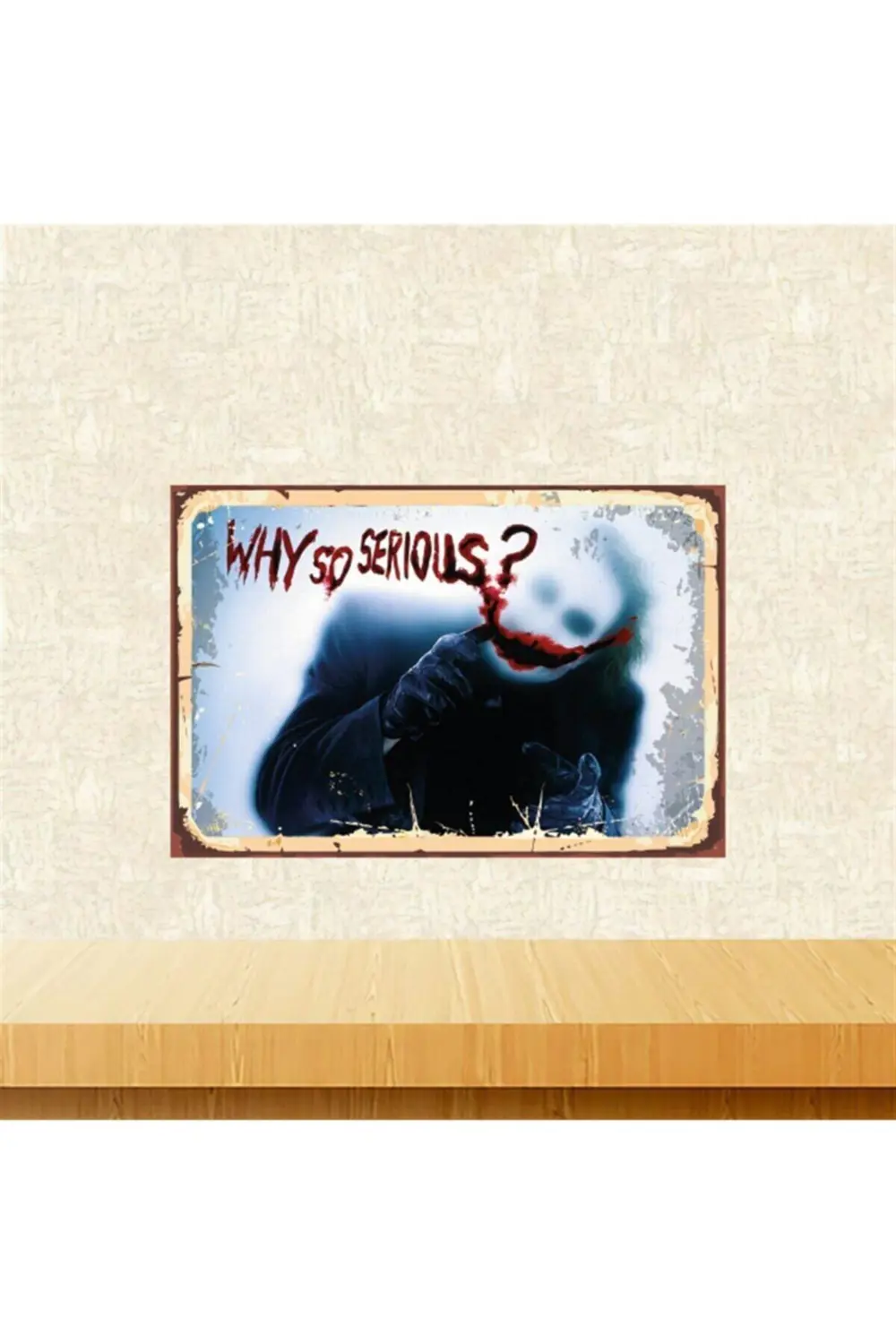Joker Why So Serious 20-30 Cm Retro Ahşap Tablo Tkfx5600 Joker Why So Serious 20-30 Cm Retro Ahşap Tablo Tkfx5600