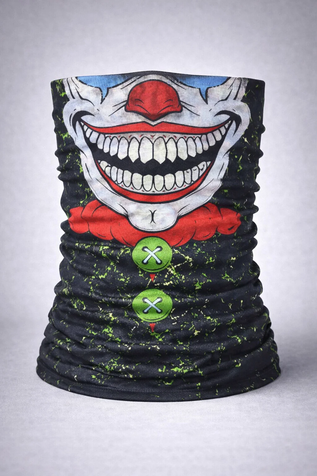 Joker Yüz Baskılı Baf Bandana - Çok Amaçlı Boyunluk Bandana