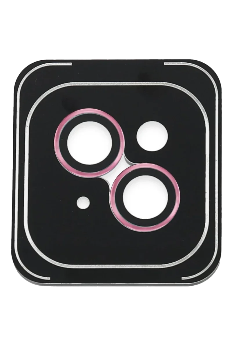 Joko Apple iPhone 14 PVD Metal Kamera Lens - Pembe