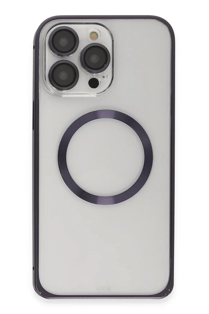 Joko Apple iPhone 14 Pro Kılıf Metal Bumper Magneticsafe Kapak - Derin Mor Fiyatı, Yorumları ve Özellikleri