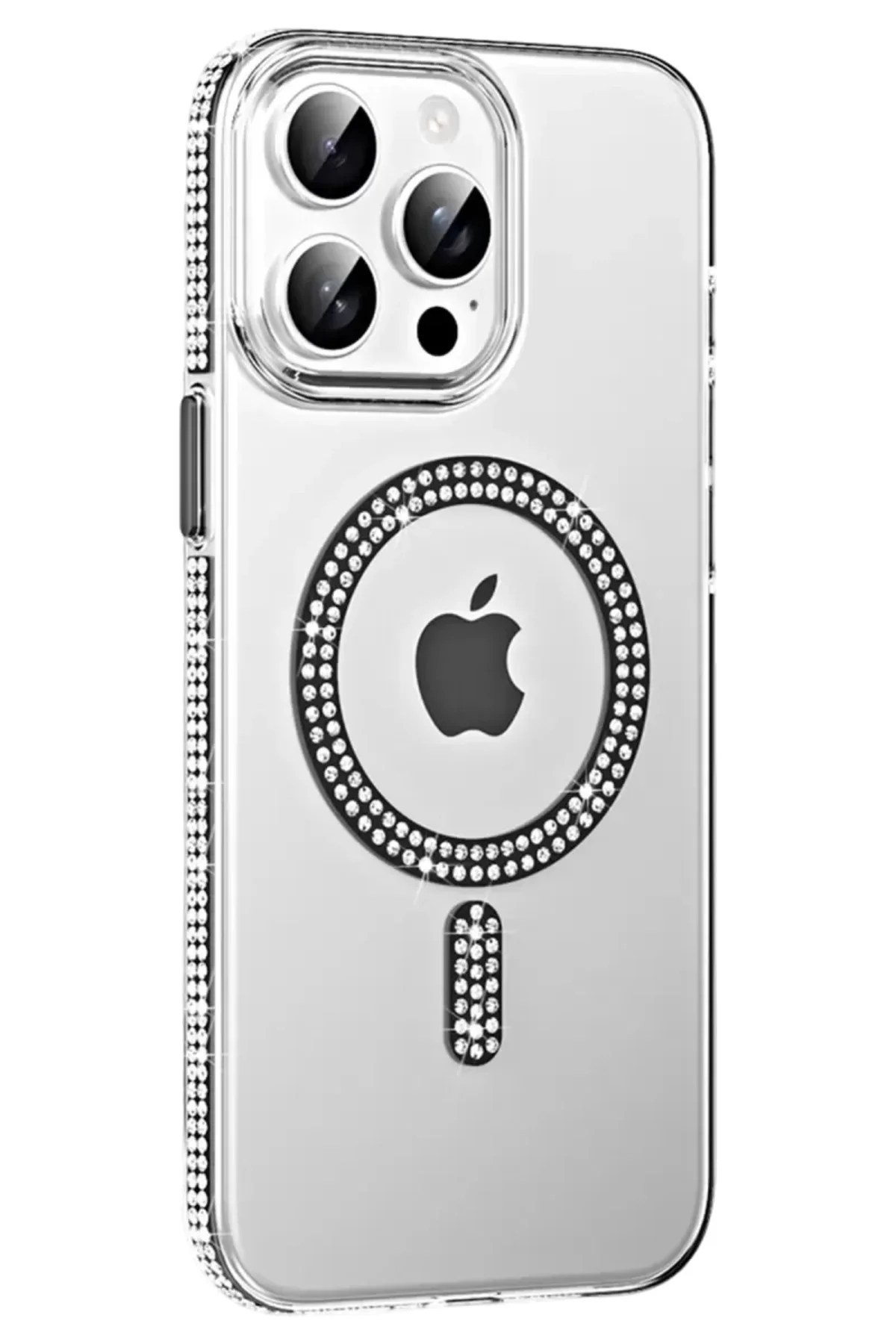 Joko Apple İphone 14 Pro Max Move Taşlı Magsafe Kapak - Siyah