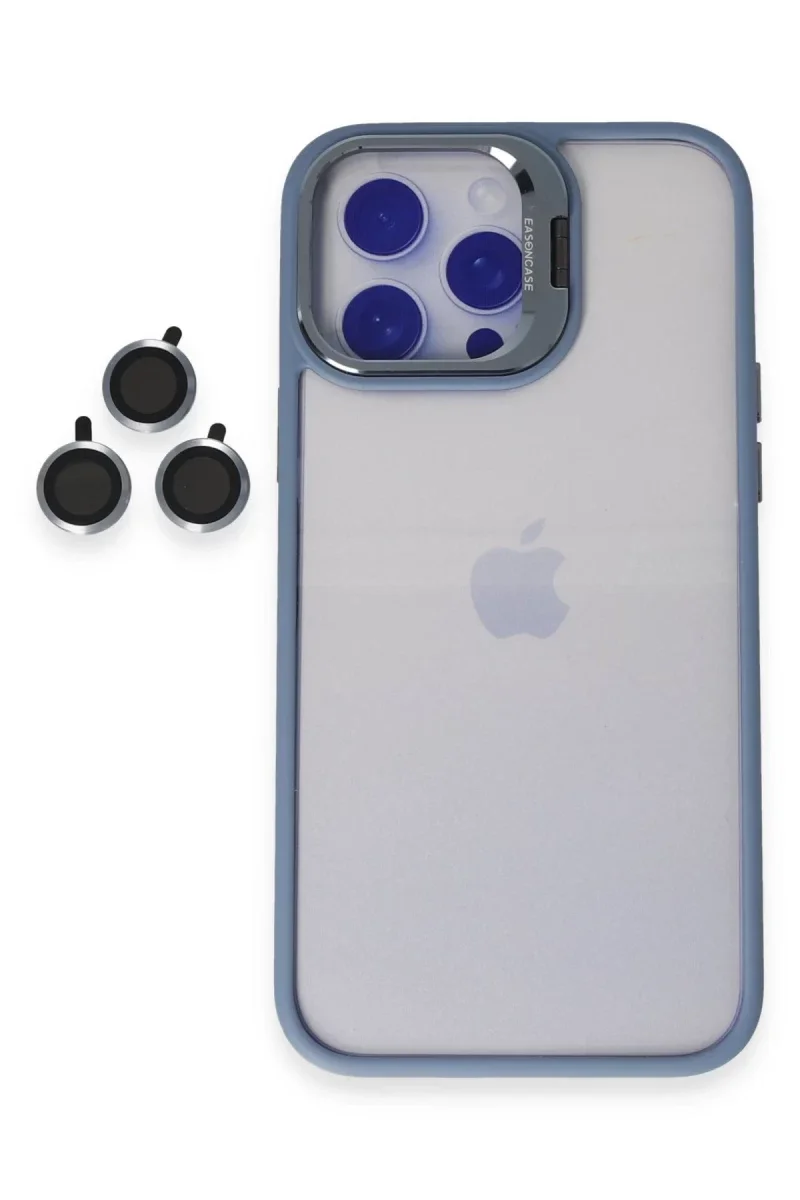 Joko Apple iPhone 14 Pro Kılıf Roblox Lens Standlı Kapak - Sierra Blue