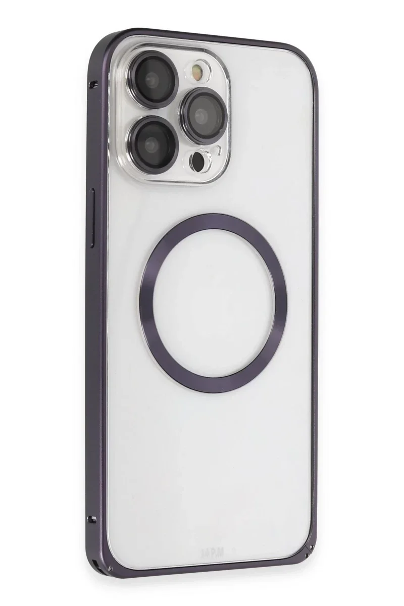 Joko Apple iPhone 14 Pro Kılıf Metal Bumper Magneticsafe Kapak - Derin Mor Fiyatı, Yorumları ve Özellikleri