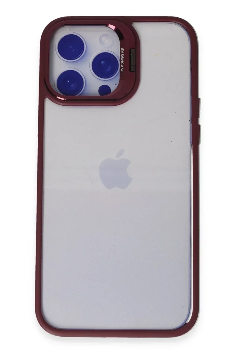 Joko Apple iPhone 14 Pro Kılıf Roblox Lens Standlı Kapak - Bordo