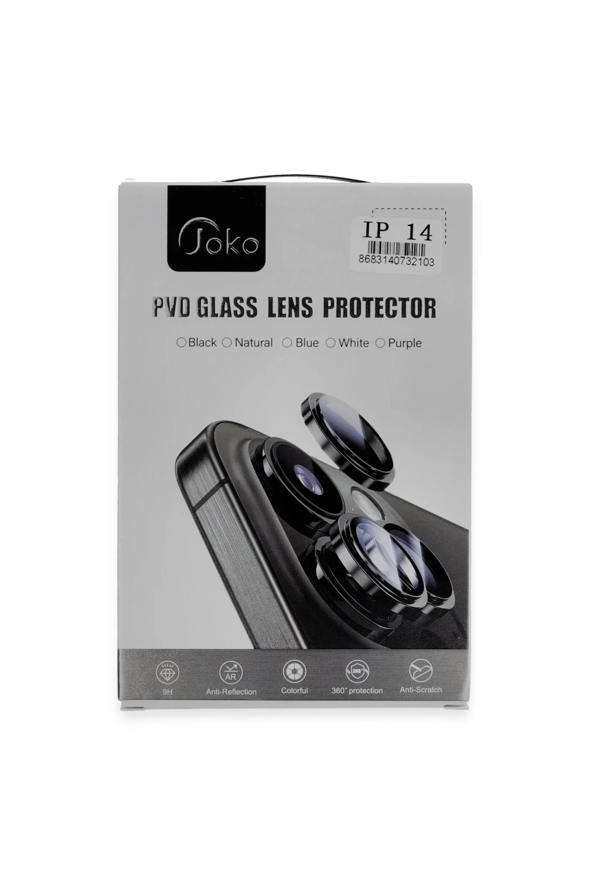 Joko Apple İphone 14 Pvd Metal Kamera Lens - Gümüş