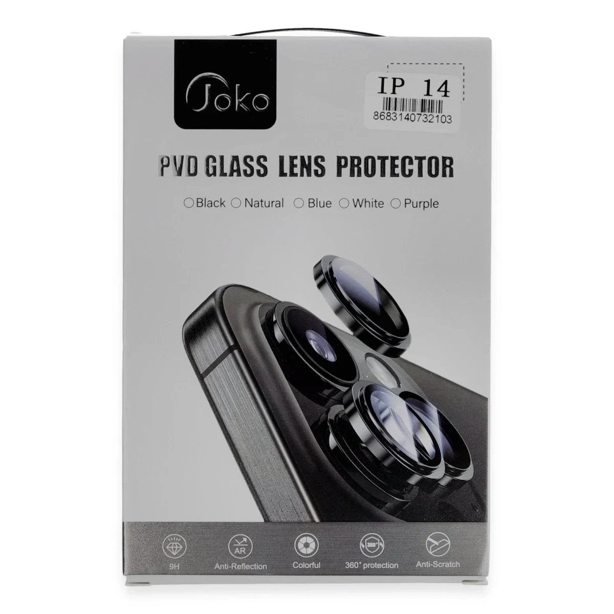 Joko Apple İphone 14 Pvd Metal Kamera Lens - Turuncu Joko Apple İphone 14 Pvd Metal Kamera Lens - Turuncu