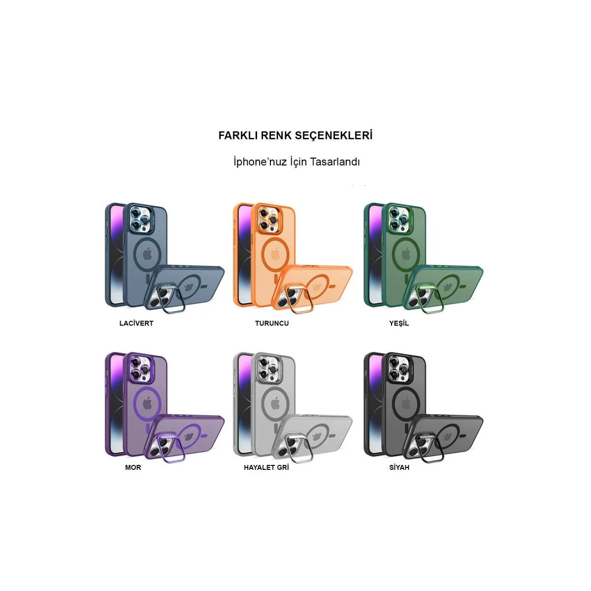 Joko Apple İphone 14 Pro Kılıf Flet Lens Magsafe Kapak - Turuncu Joko Apple İphone 14 Pro Kılıf Flet Lens Magsafe Kapak - Turuncu