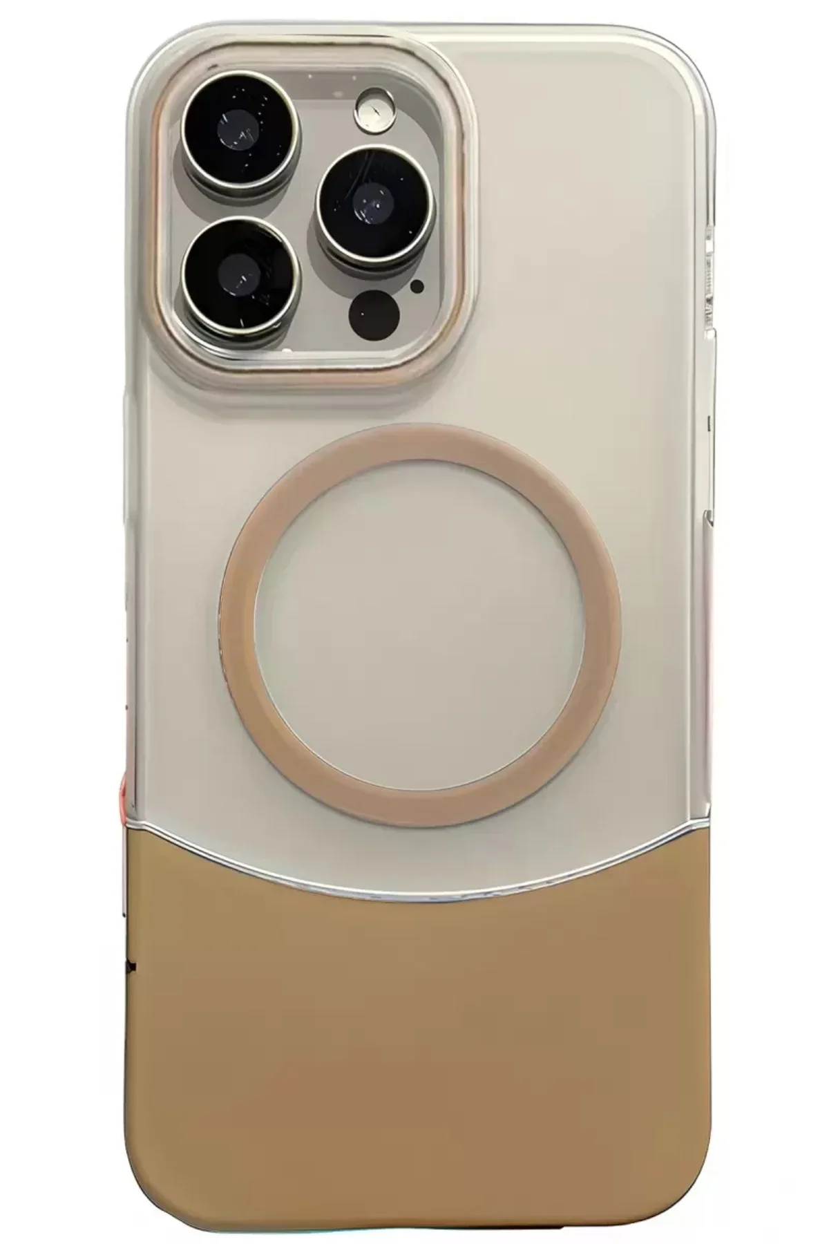 Joko Apple İphone 14 Pro Max Velar Magsafe Kapak - Çöl Titanyum