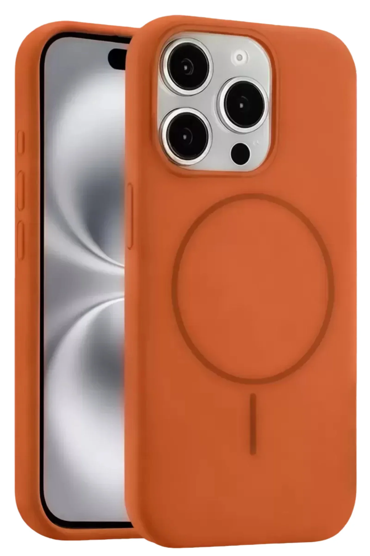 Joko Apple İphone 14 Pro Max Kılıf Jully Magsafe Kapak - Turuncu