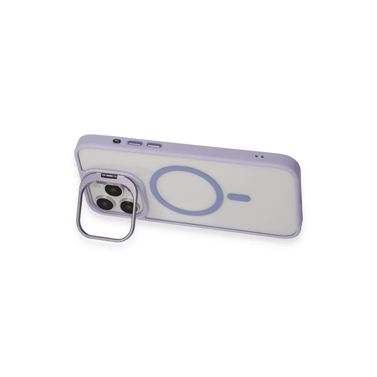Joko Apple iPhone 14 Pro Kılıf Roblox Lens Magsafe Standlı Kapak - Derin Mor