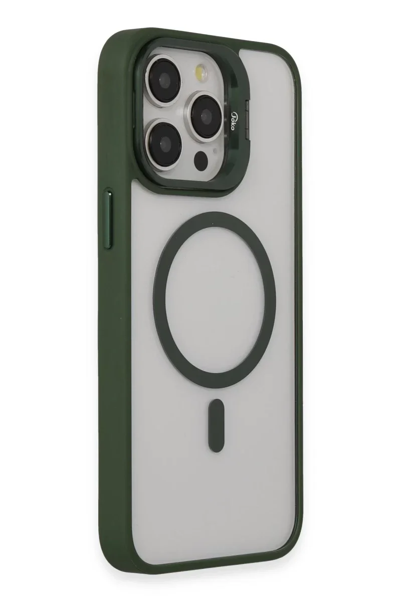 Joko Apple iPhone 15 Pro Max Kılıf Roblox Lens Magsafe Standlı Kapak - Koyu Yeşil Fiyatı, Yorumları ve Özellikleri