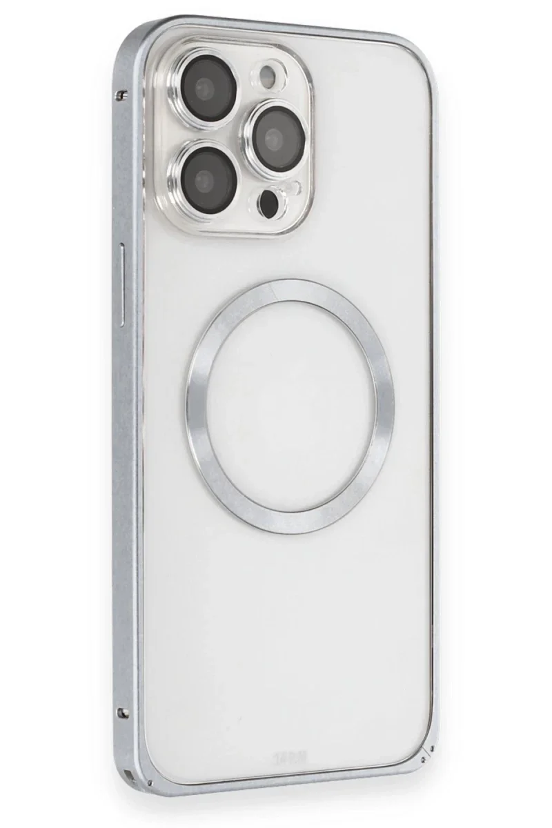Joko Apple iPhone 15 Pro Max Kılıf Metal Bumper Magneticsafe Kapak - Gri Fiyatı, Yorumları ve Özellikleri