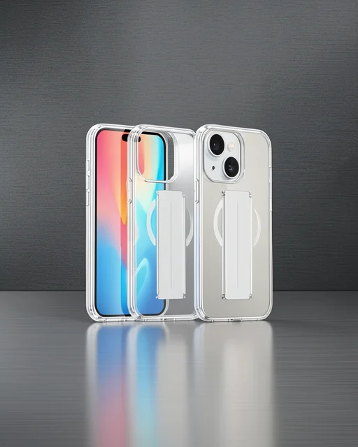 Joko Apple iPhone 15 Kılıf Alfa Magsafe Standlı Kapak - Şeffaf Joko Apple iPhone 15 Kılıf Alfa Magsafe Standlı Kapak - Şeffaf