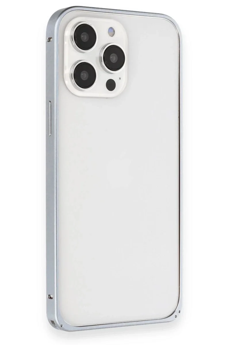 Joko Apple iPhone 15 Pro Max Kılıf Metal Bumper Magneticsafe Kapak - Gri Fiyatı, Yorumları ve Özellikleri